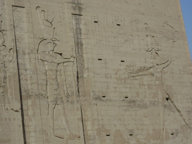 EGYPTE 2008 EDFOU TEMPLE HORUS - 4